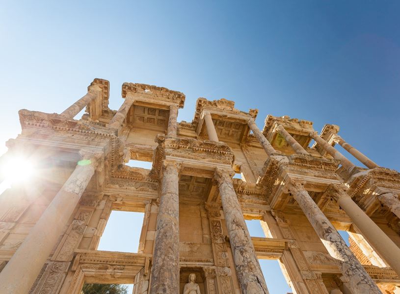 Library of Celsus in Ephesus, Turkey.