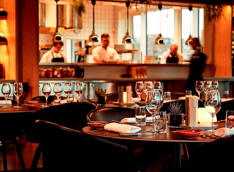 Restaurant in the Comwell Hotel Aarhus, Denmark