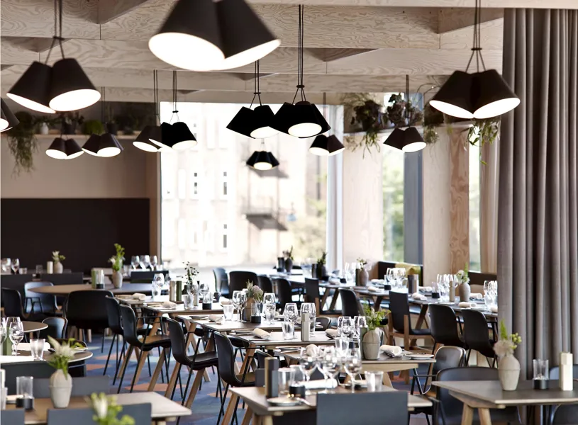 Restaurant in the Comwell Hotel Aarhus, Denmark