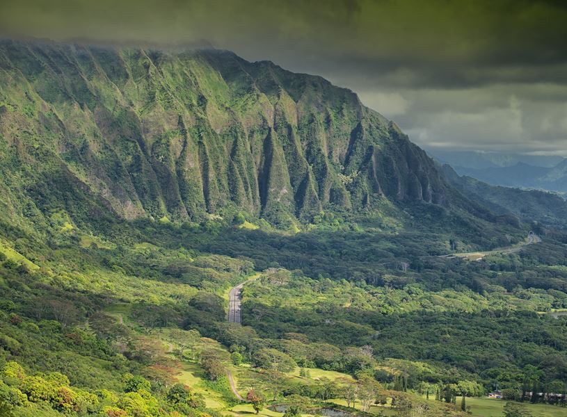 Koohlau Cliffs, Oahu, USA