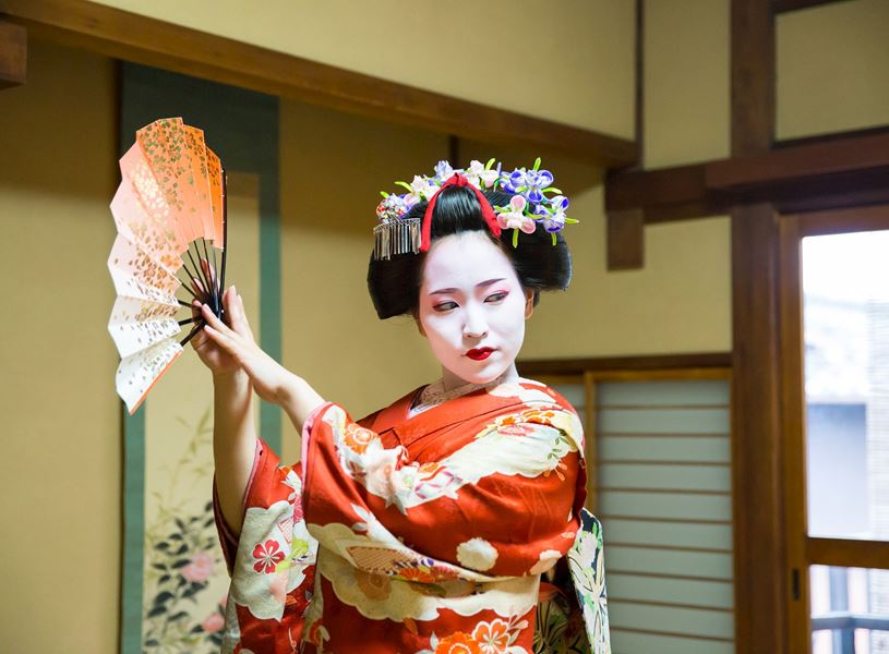 Geisha Performance in Kyoto, Japan