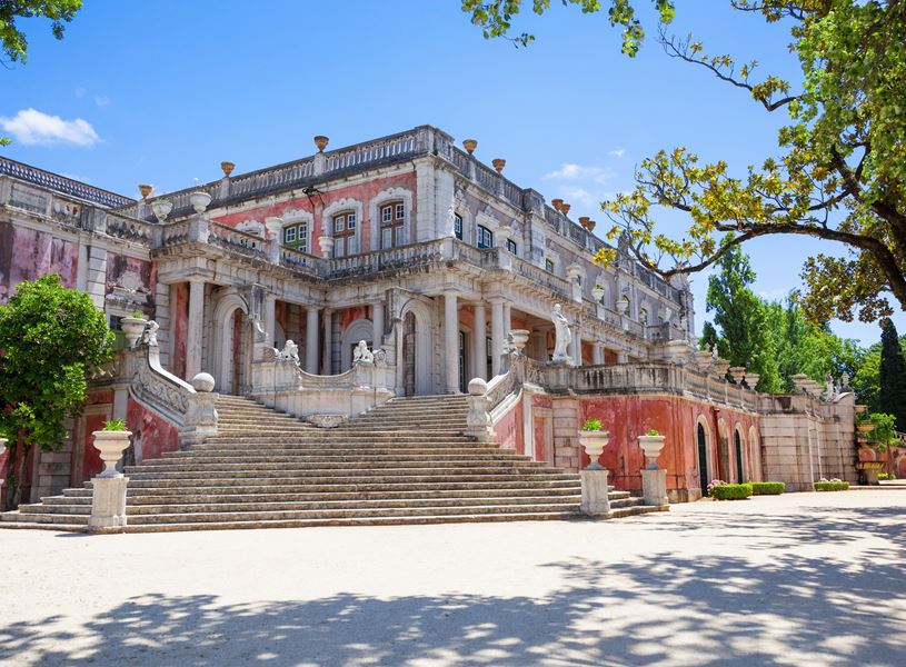 National Palace Queluz in Lisbon, Portugal