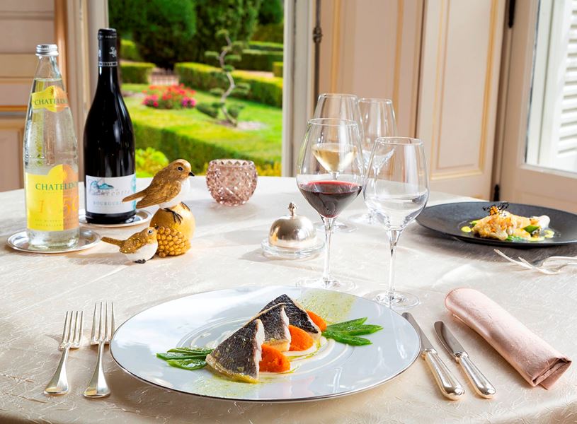 A Farm to Table meal at Chateau de Rochecotte, France.