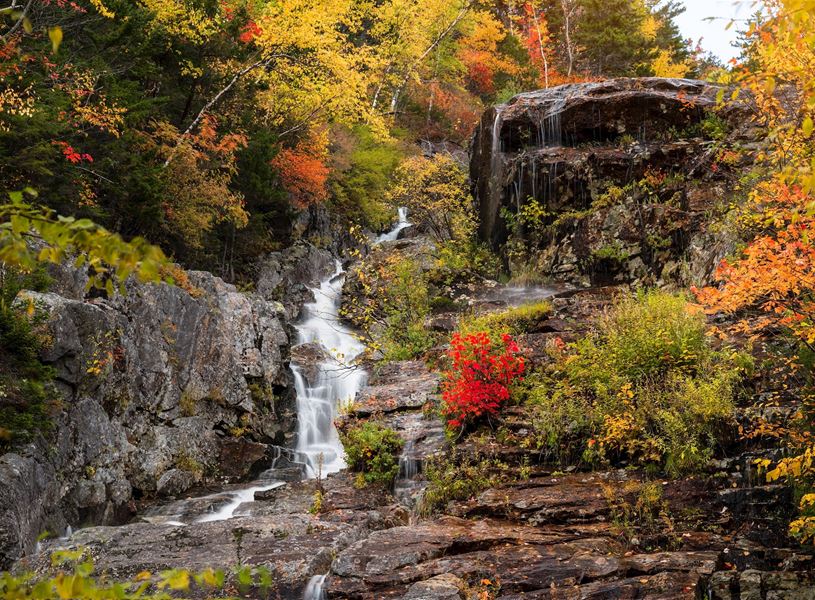  Silver Cascade Waterfall, New Hampshire, USA