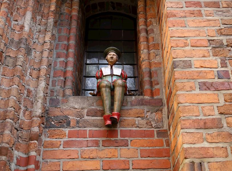 Window in Torun Poland