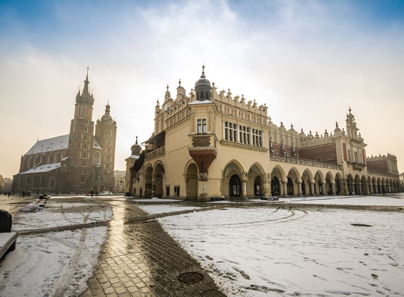 Krakow market square, Krakow, Poland