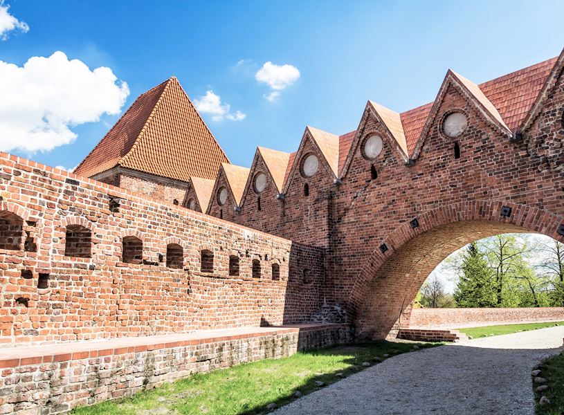 City walls of Torun, Poland