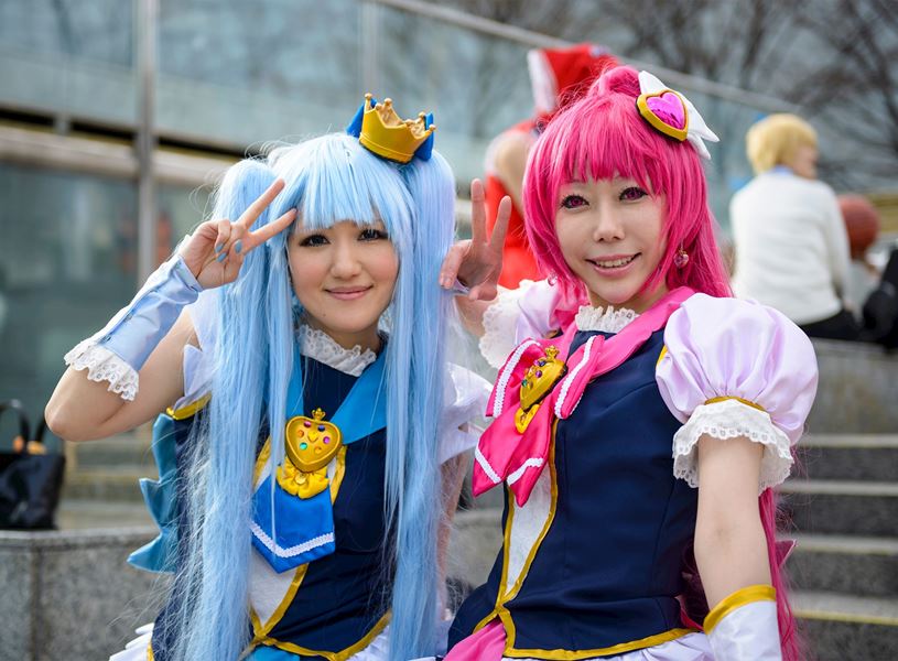 Harajuku girls in the Harajuku area in Tokyo, Japan