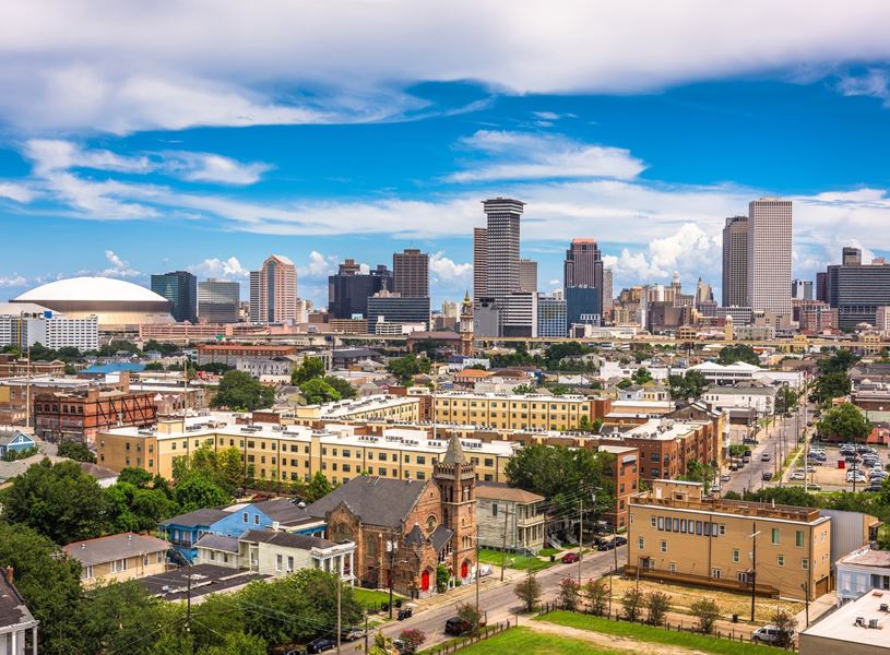 Arrive Downtown New Orleans, Louisiana