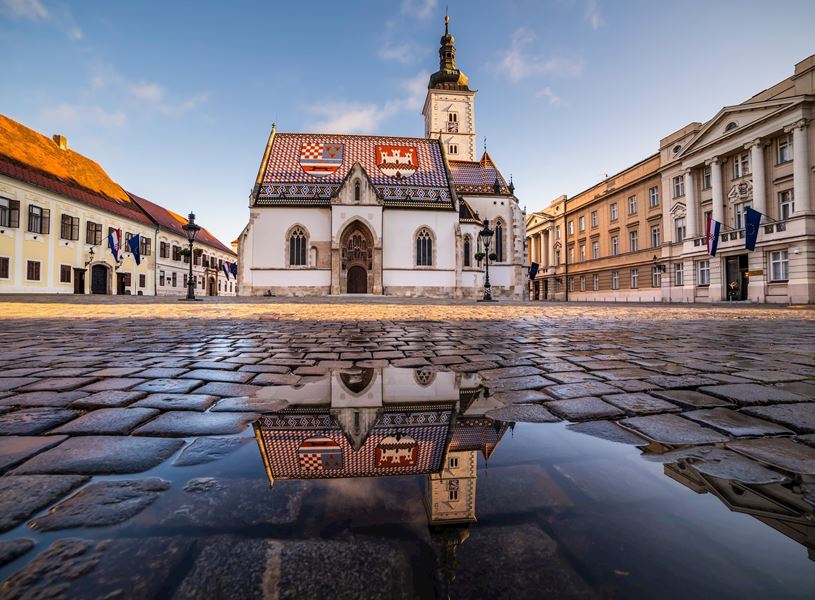 St Mark's Church in Zagreb, Croatia