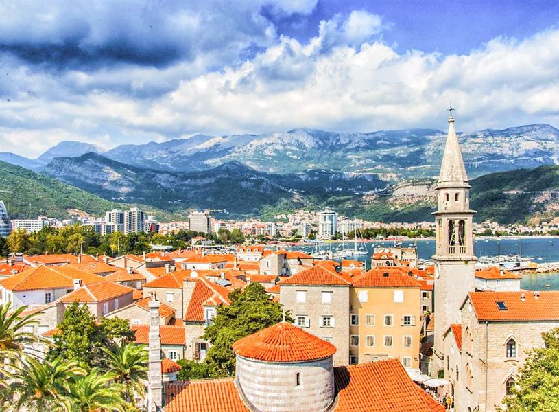 View overlooking Budva, Montenegro