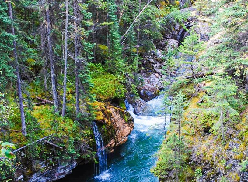 Maligne Canyon in Jasper, Canada