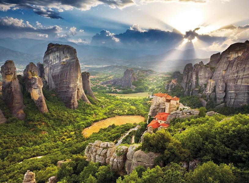 The Holy Trinity Monastery in Meteora, Greece