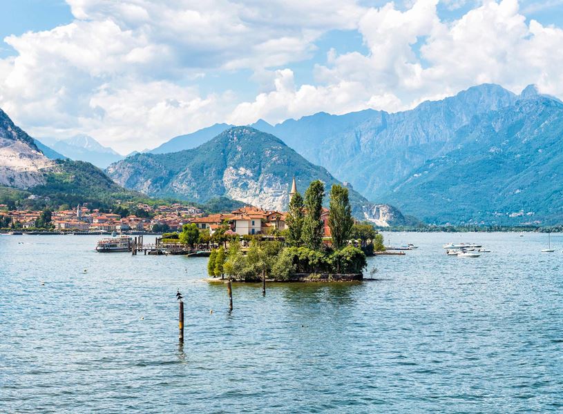 View of Lake Maggiore, Switzerland