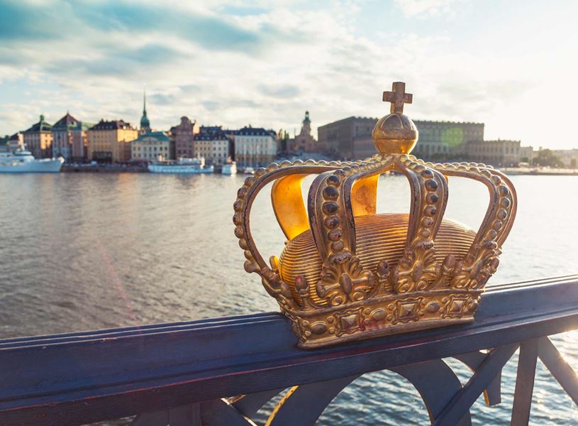 Skeppsholm Bridge in Stockholm, Sweden