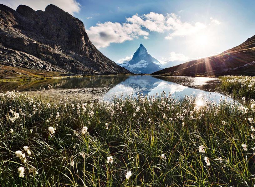 Mountain Matterhorn in Zermatt, Switzerland