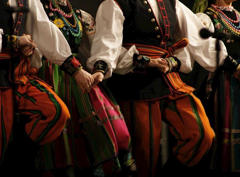 Folk Dance in Krakow, Poland