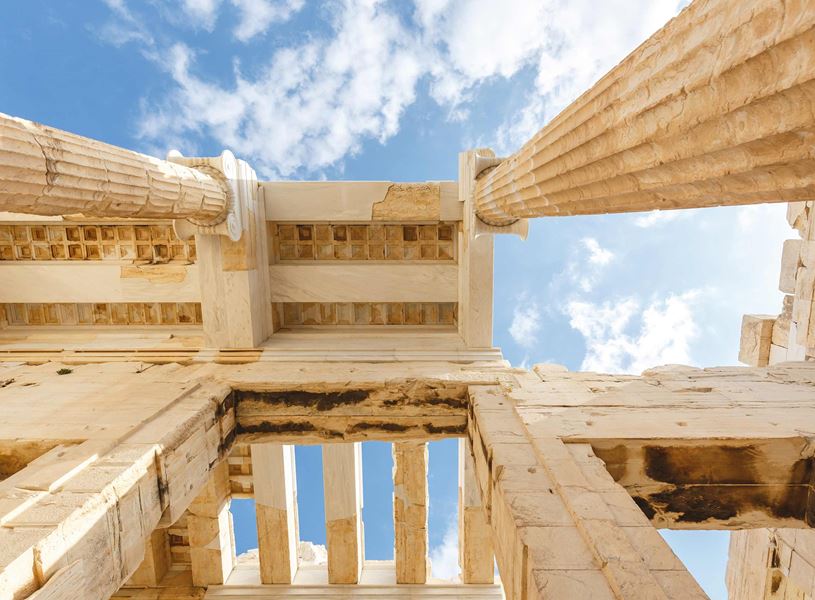 Temple Parthenon in Athens, Greece