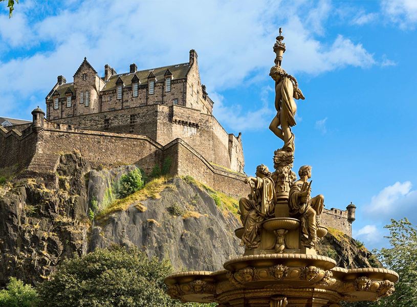 View of Edinburgh Castle, Scotland