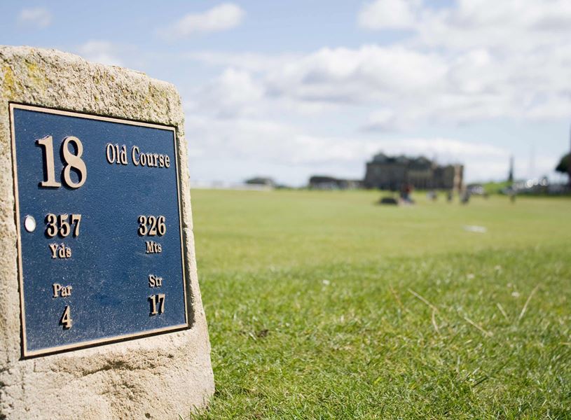18th Tee of St. Andrews, Scotland