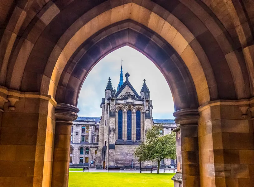 The University of Glasgow in Scotland