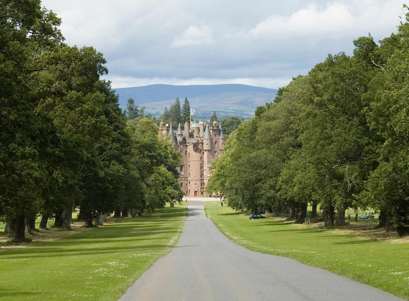 Castle Glamis in Scotland