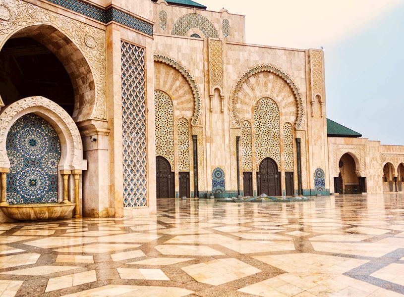 Hassan II Mosque in Casablanca, Morocco