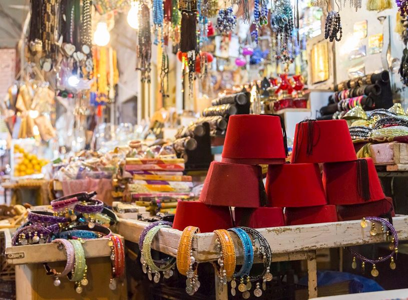 Bazaar Market in Fess's, Morocco