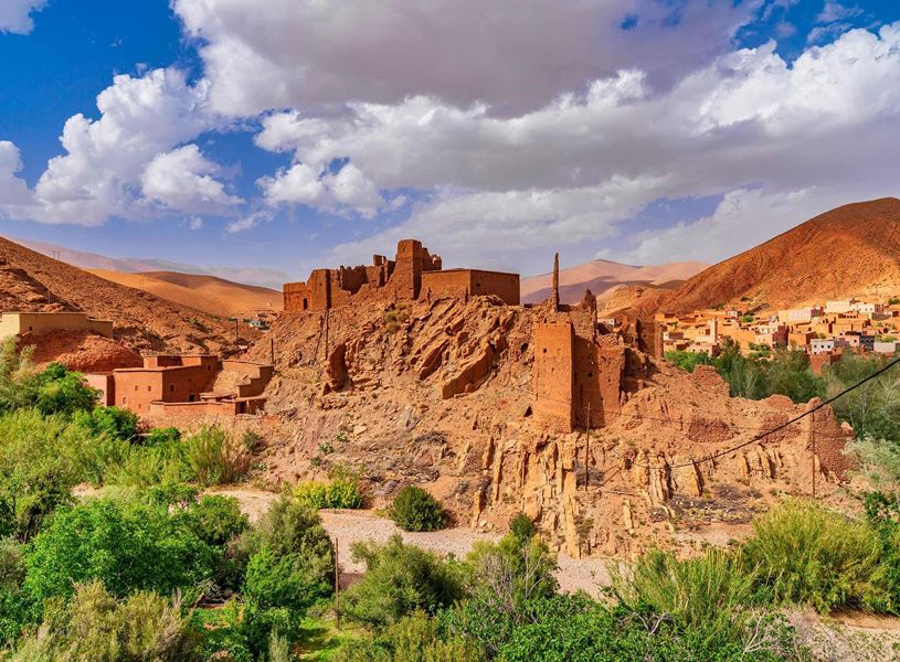 Castle in Dades Valley, Morocco