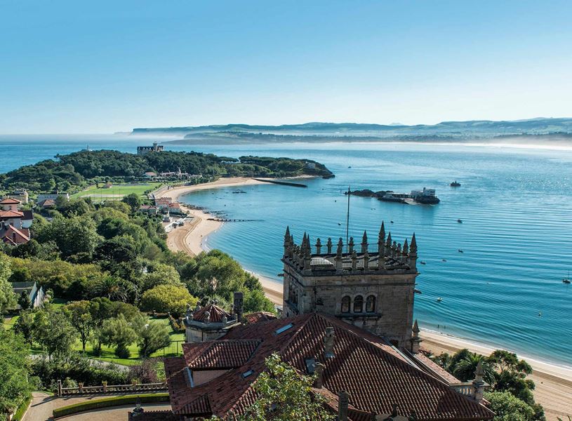 Magdalena Palace in Santander, Spain