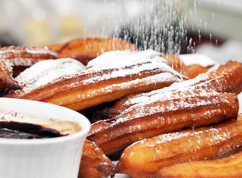 Churros in Madrid, Spain