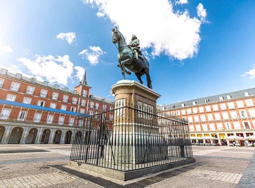 Plaza Mayor in Madrid, Spain