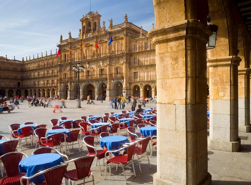 Plaza Mayor in Salamanca, Spain
