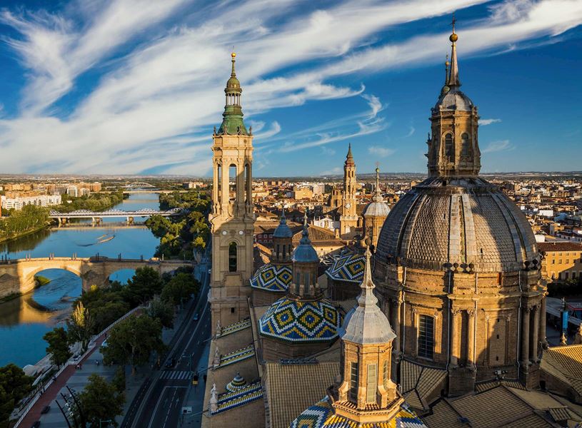Basilica of Our Lady in Zaragoza, Spain