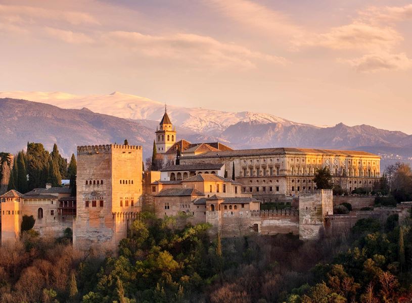 The Alhambra in Granada, Spain