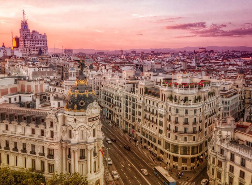 View of Madrid, Spain
