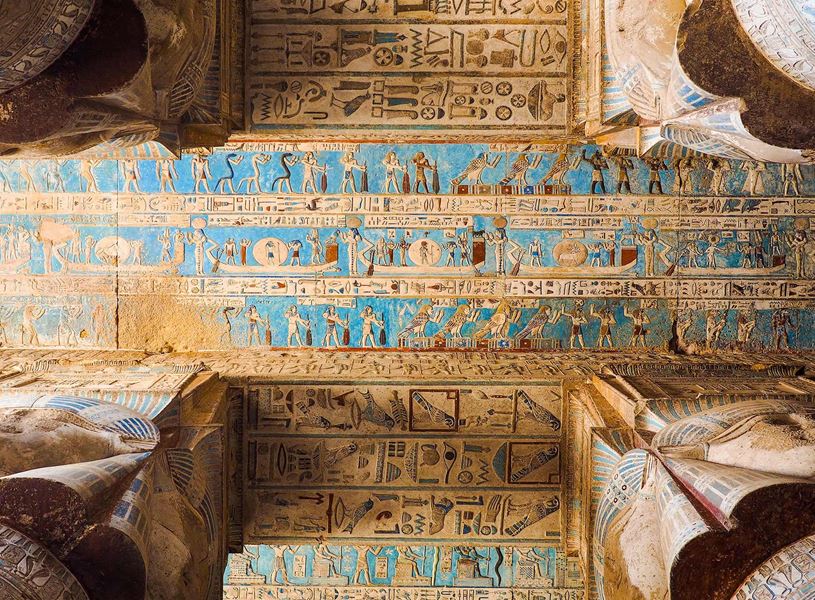 Temple of Hathor in Dendera, Egypt