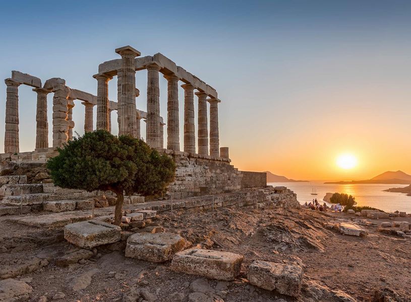 Old Ruins in Athens, Greece