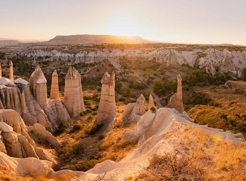 Love Valley in Cappadocia, Turkey