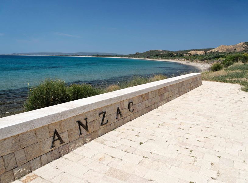 Sign at Anzac Cove, Turkey