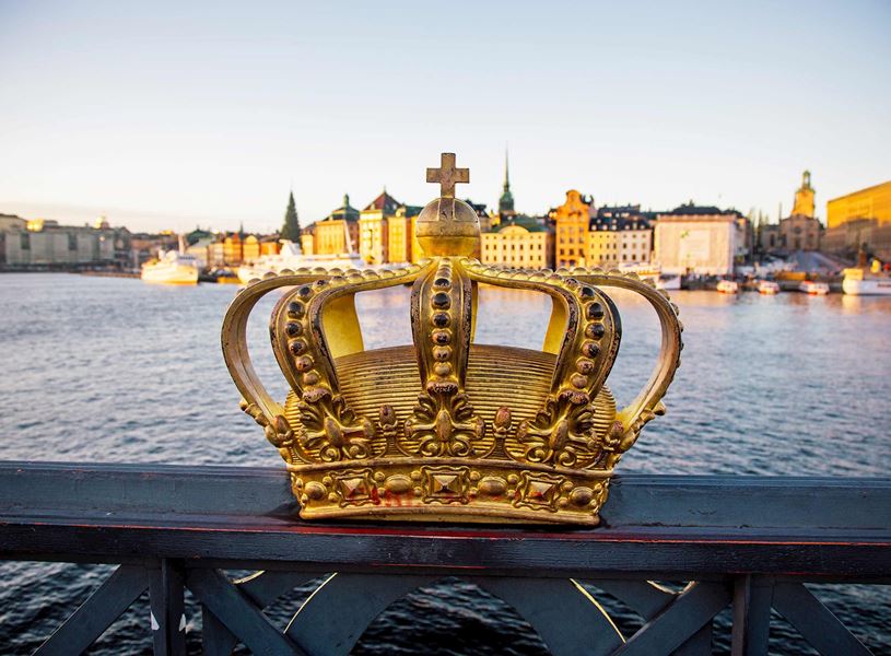 Skeppsholm Bridge in Stockholm, Sweden