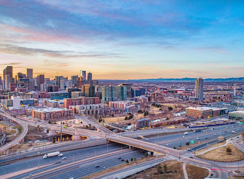 View of Denver, Colorado, USA