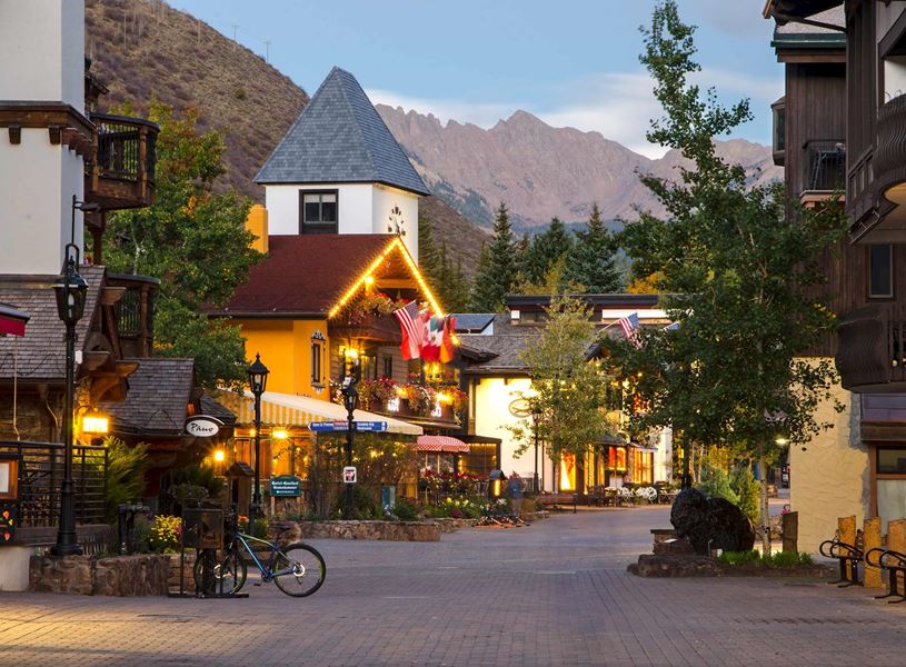 Village of Vail in Colorado, USA