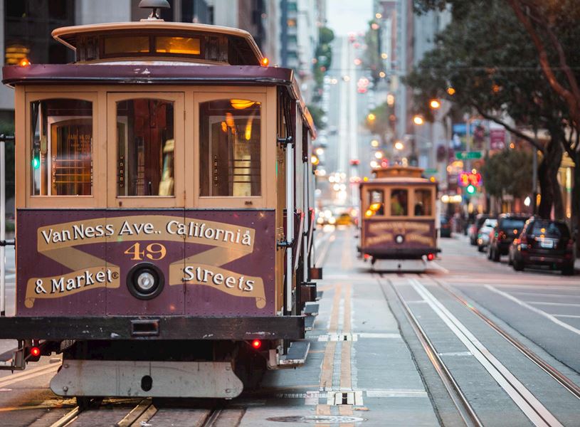 Cable Cars in San Francisco, USA