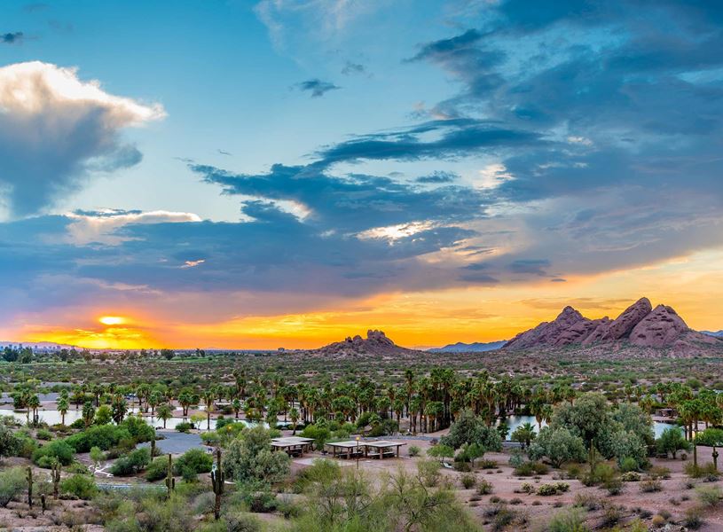 Papago Park in Phoenix, USA