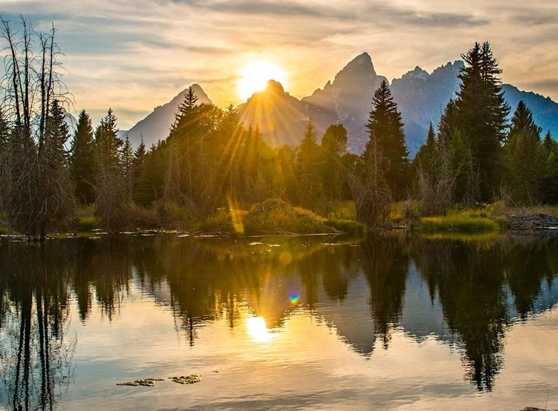 Mountain Range in Jackson, USA