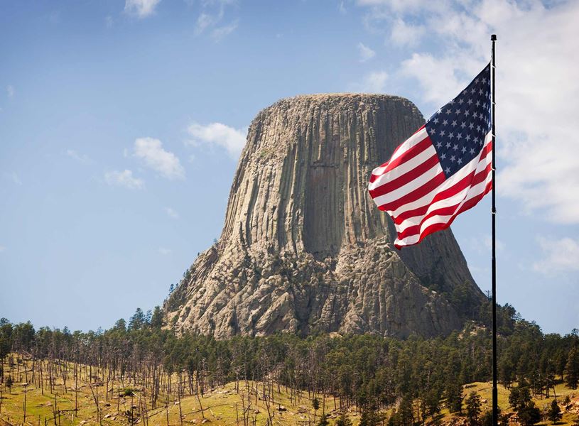 National Monument, Devil's Tower, USA