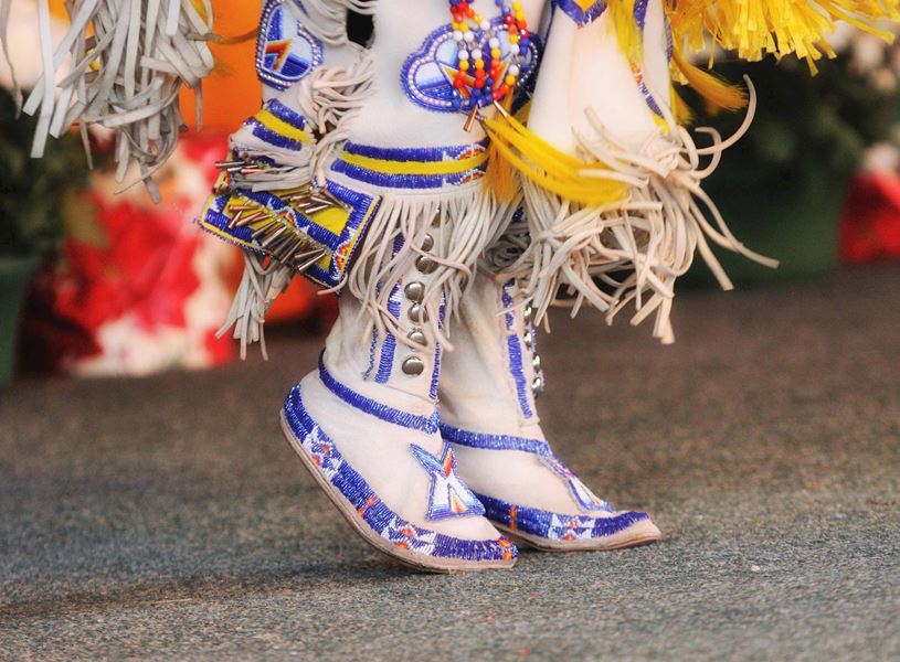 Native American Moccasins in Rapid City, USA