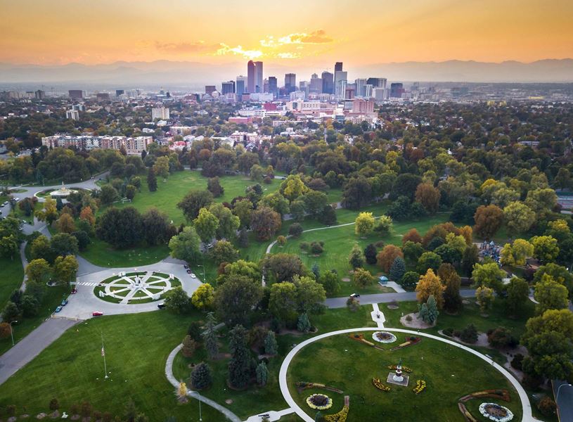View of Denver, USA