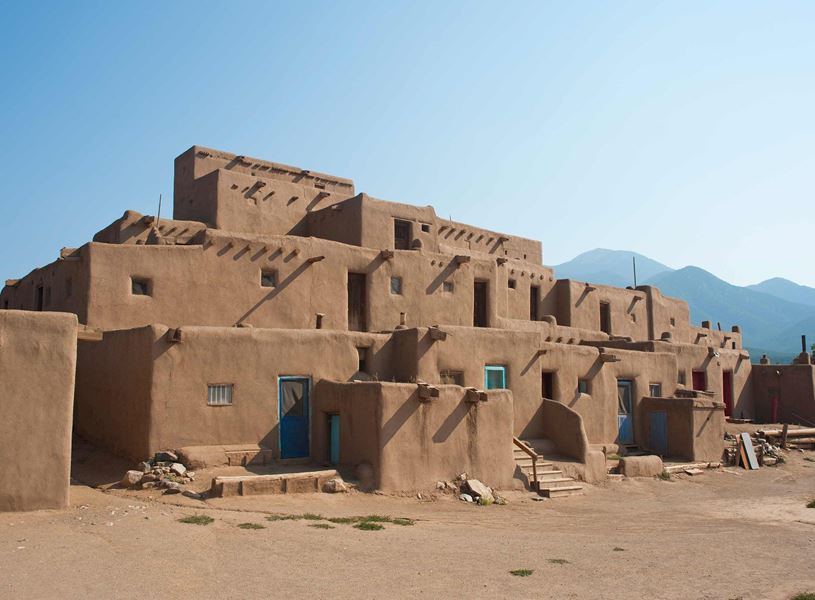 Old Pueblo in Taos, USA